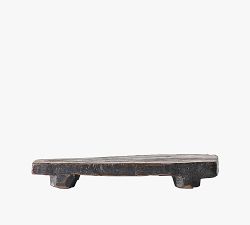 Found Reclaimed Wood Pedestal Tray