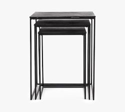 Pepper Metal Square Nesting Tables