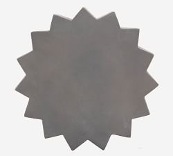 Verity Concrete Round Outdoor End Table (19")