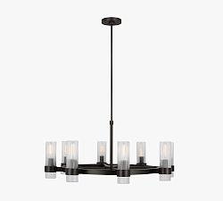 Elle Round Metal Chandelier (33&quot;)