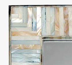 Isla Mother Of Pearl Rectangular Wall Mirror
