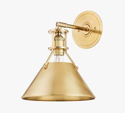 Jocelyn Flared Metal Sconce (11")