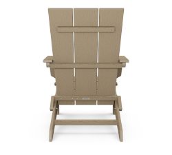 Pottery Barn x Polywood Modern Folding Outdoor Adirondack