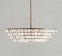 Alma Crystal Chandelier (28")