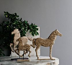 Handpainted Horse Decorative Object