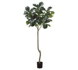Faux Potted Fiddle Leaf Fig Tree