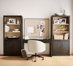 Folsom Two-Toned Bookcase with Doors (33&quot;)