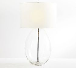 Open Box: Bennett Recycled Glass Table Lamp (22"-33")