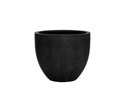 Palma Short Lightweight Handcrafted Fiberstone Indoor/Outdoor Planter