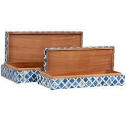 Gabriella Bone Decorative Box - Set of 2
