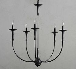 Jerome Iron Chandelier (30")