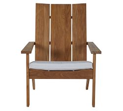 Persephone Teak Adirondack Outdoor Lounge Chair