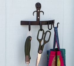 Wrought Iron Row of Hooks