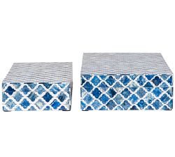 Gabriella Bone Decorative Box - Set of 2