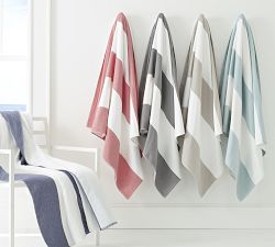 Conner Block Striped Beach Towel