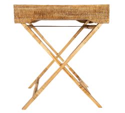 Tava Handwoven Rattan Butler Tray