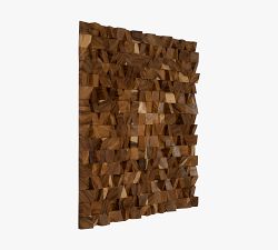 Block Wooden Square Handcrafted Wall Art