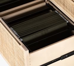 Dolores Cane Storage Cabinet (65")