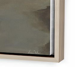Fog II By Lauren Fuhr with Maple Frame