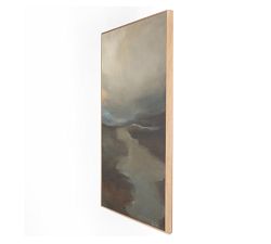Fog II By Lauren Fuhr with Maple Frame
