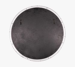 Slim Profile Round Wall Mirror