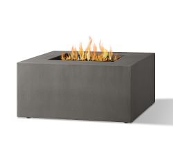 Arbor Concrete Low Square Fire Pit Table (40")