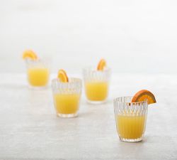 Fluted Glass Casual Drinkware - Set of 6