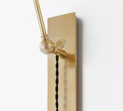 Jocelyn Metal Plug-In Sconce (45")