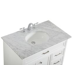 Warner 32-36&quot; Single Sink Vanity