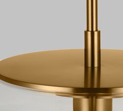 Bardot Round Glass Pendant (22")