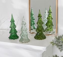 Resin Lit Trees, Set of 3