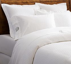 Diamond Matelasse Duvet Cover &amp; Sham