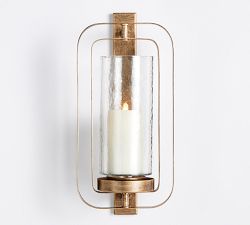 Mollie Hammered Glass Sconce