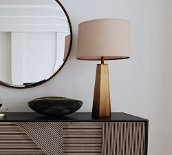 Schiller Metal Hexagon Table Lamp (29")