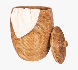 Tava Rattan Beehive Laundry Hamper with Lid