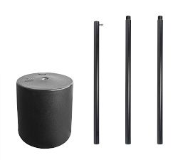 Bistro Standing String Lights Post With Tank Base - Thumbnail 3