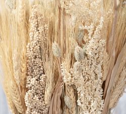 Dried Fall Grain Wheat Stack