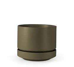 Modern Olive Ceramic Planters