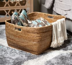 Tava Handwoven Rattan Family Basket
