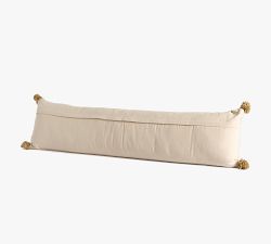 Aleta Embroidered Lumbar Pillow