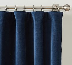 Open Box: Cozy Cloud Blackout Curtain, 100" W x 96" L - Midnight