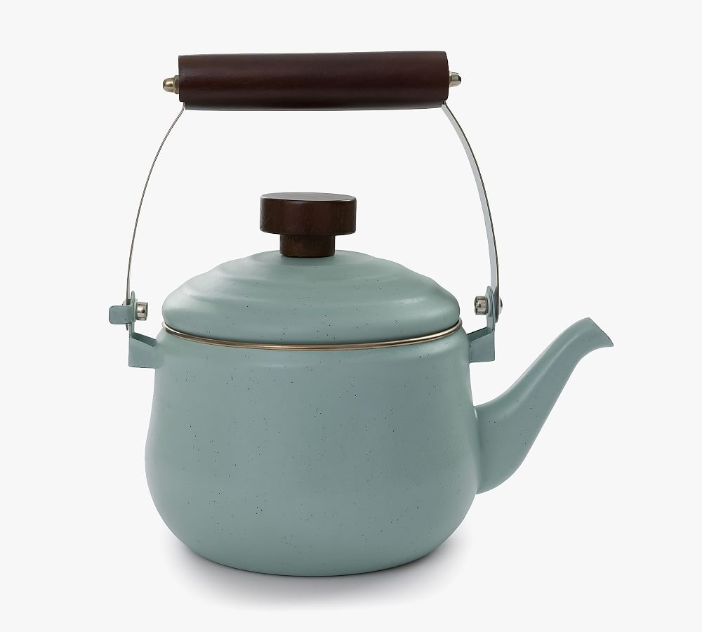 Enamel Teapot - Mint