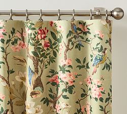 Open Box: Nola Blackout Printed Curtain, 50"W x 84"L - Green Multi