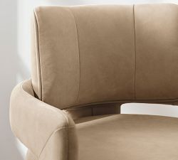 Modern Farmhouse Fully Leather Armchair