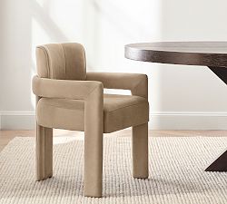 Modern Farmhouse Fully Leather Armchair