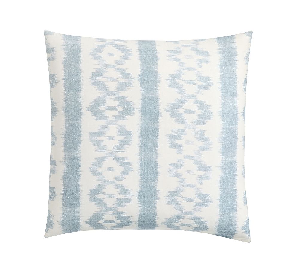 Skylar Ikat Sham - Chambray, Euro, Set of 2
