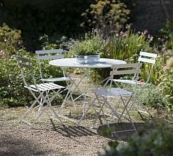 Fermob Metal Round Outdoor Bistro Table (24&quot; - 38&quot;)