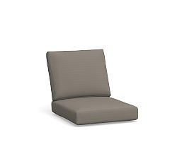 Open Box: Malibu Armless/Right-Arm/Left-Arm Occasional Outdoor Chair Cushion - High Performance Recycled Canvas Stone