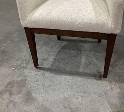 Open Box: Baldwin Upholstered Dining Chair - Performance Boucle Oatmeal, Tahoe Brown