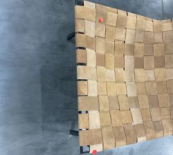 Open Box: Shay Leather Armchair - Light Caramel